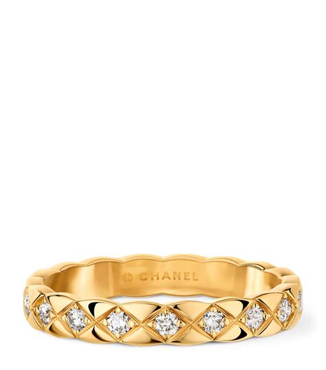 chanel quilted band ring|coco crush ring with diamonds.